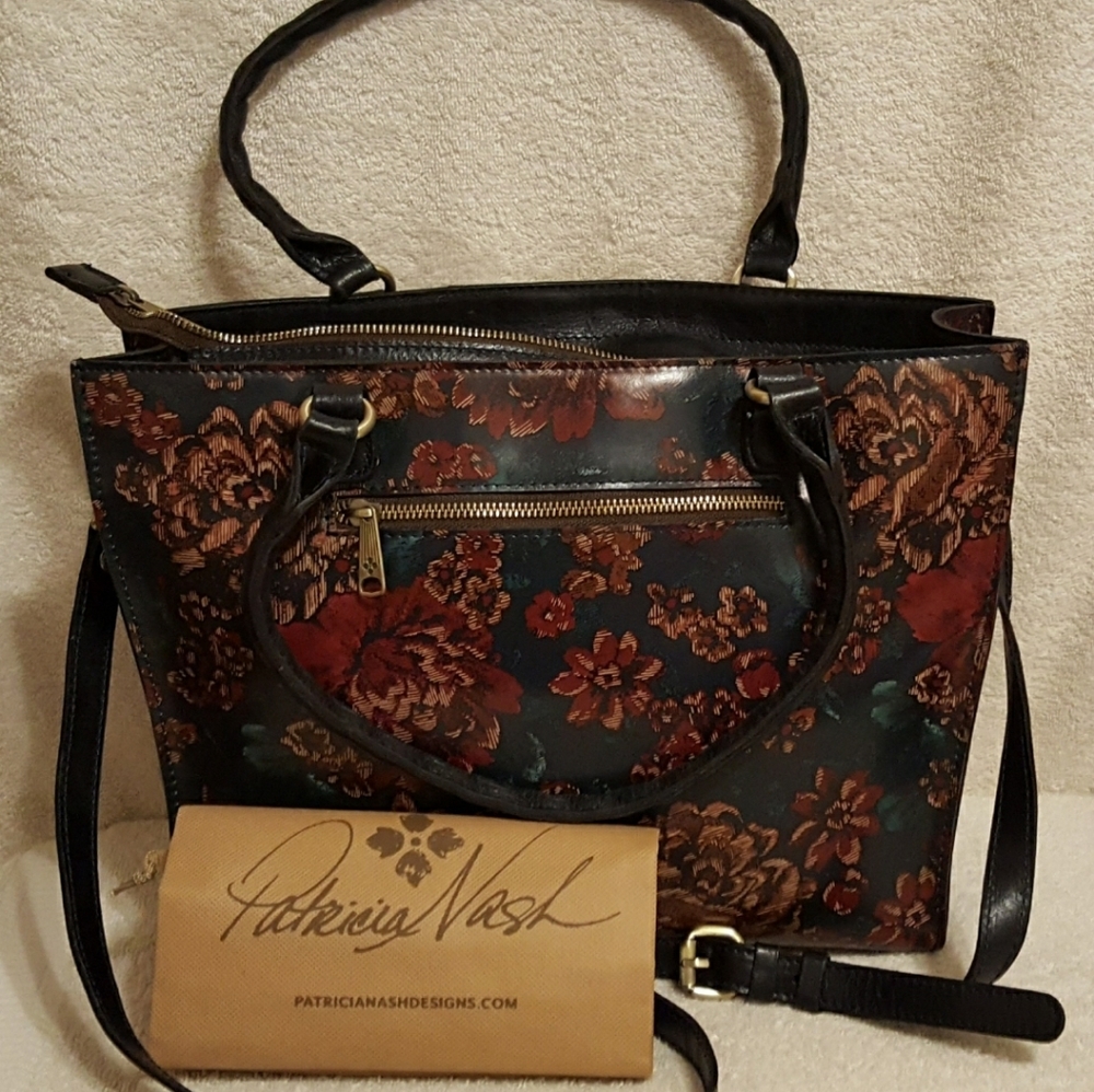 Patricia Nash Zancona Tote Fall Tapestry Handbag